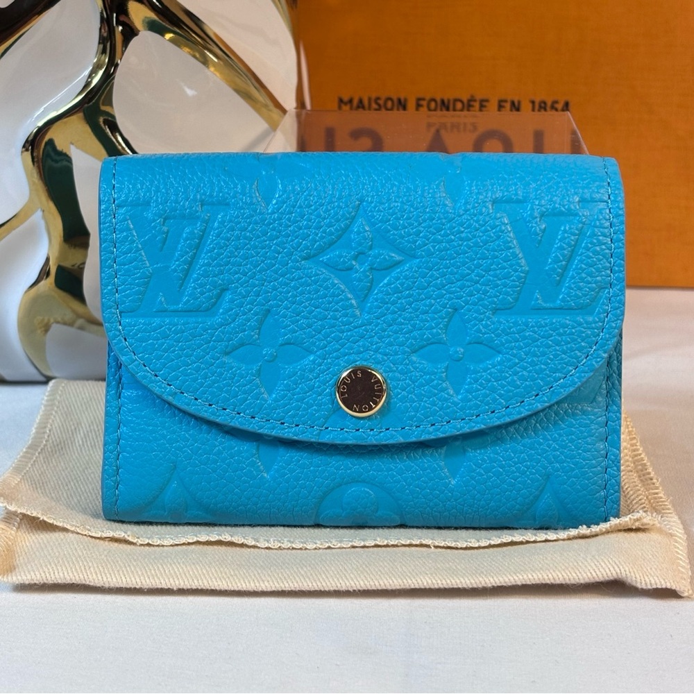 New Louis Vuitton TM Blue Empreinte Rosalie